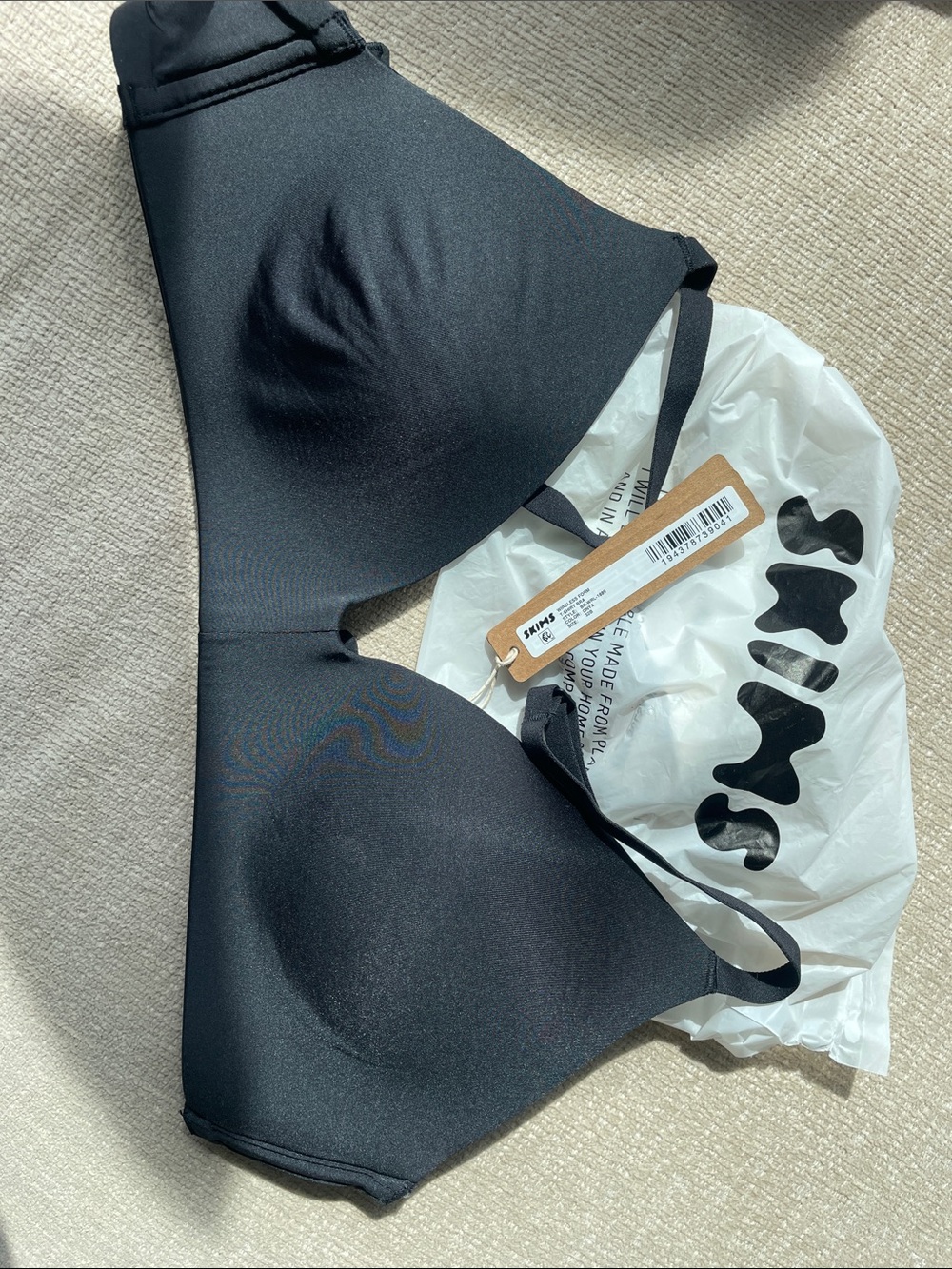 SKIMS Black Smooth Contour Bra